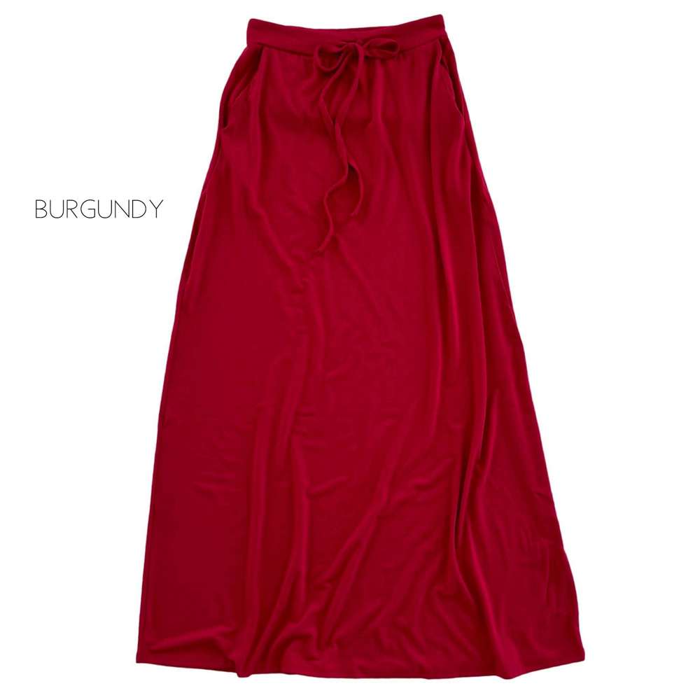 Everyday Maxi Skirt | S-3XL | Elastic Waistband | Tulip Hem Design | Pockets Included