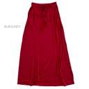 1X Burgundy Everyday Maxi Skirt | S-3XL | Elastic Waistband | Tulip Hem Design | Pockets Included