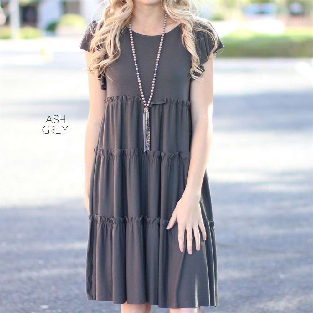 Tiered Flowy Dress | S-XL | Lightweight & Airy | Perfect for Spring & Summer | Comfortable Fit