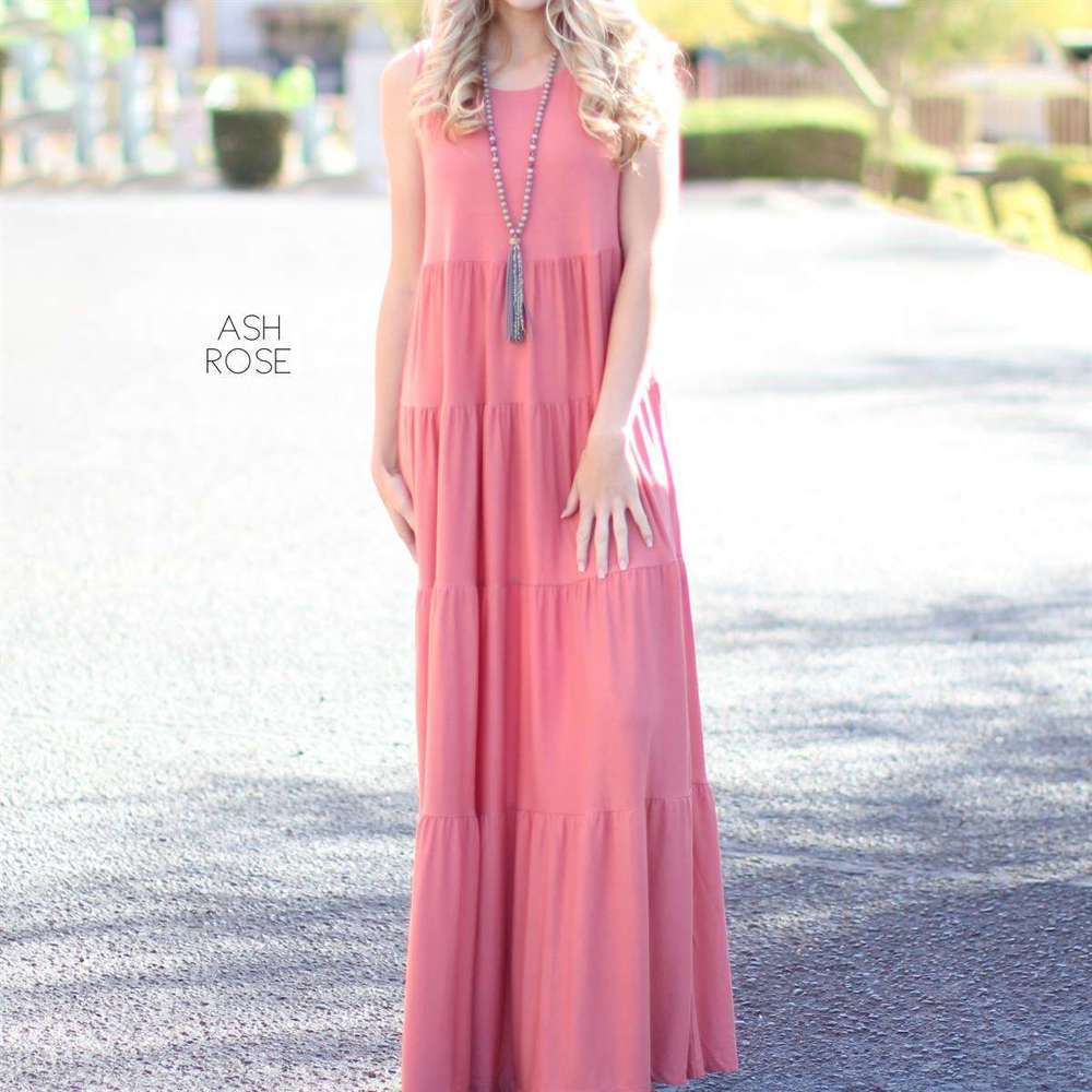 Tiered Maxi Dress | L-XL | Flowy Tiered Design | Versatile Styling | Premium Fabric