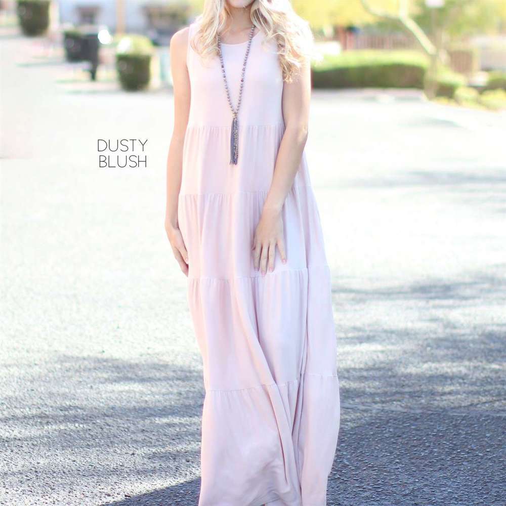 Tiered Maxi Dress | L-XL | Flowy Tiered Design | Versatile Styling | Premium Fabric