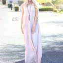 XL Dusty Blush Tiered Maxi Dress | L-XL | Flowy Tiered Design | Versatile Styling | Premium Fabric