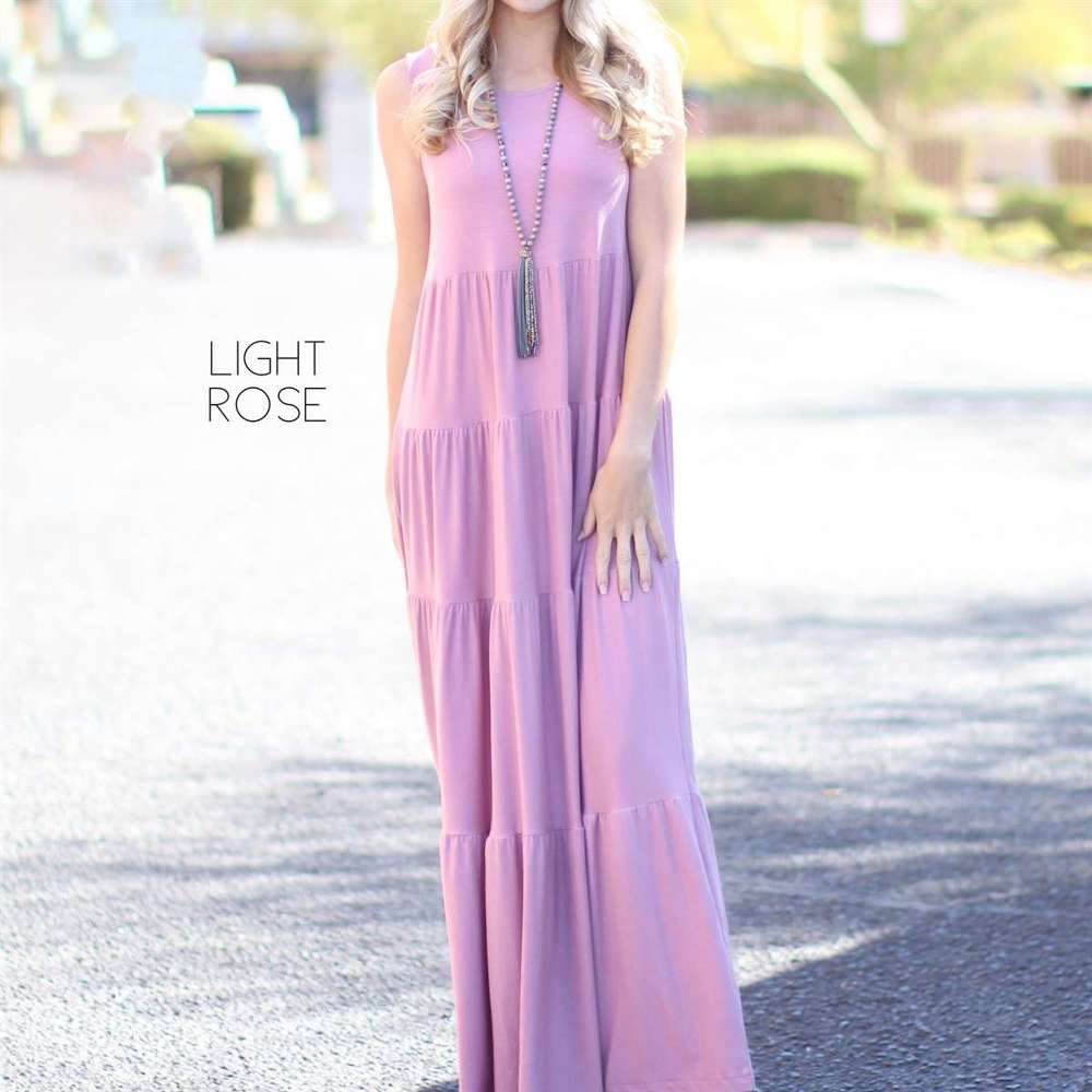 Tiered Maxi Dress | L-XL | Flowy Tiered Design | Versatile Styling | Premium Fabric