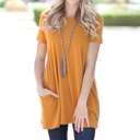  Flowy Pocket Tunic Tee | S-XL | Premium Fabric | Everyday Comfort