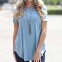  Scoop Neck Flowy Tee | S-XL