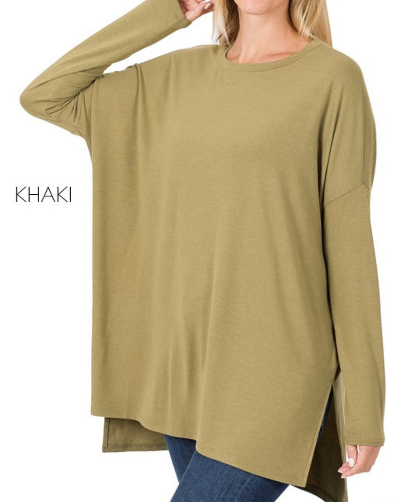 Cowl Neck Tunic | S-XL | Soft Cowl Neck Design | Loose Oversized Fit | Ultra-Soft Fabric