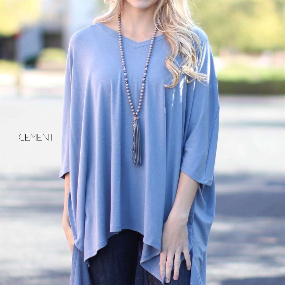 Flowy Poncho Tunic | S-XL | Oversized Fit | Ultra-Soft Fabric | Cozy Fall & Winter Style