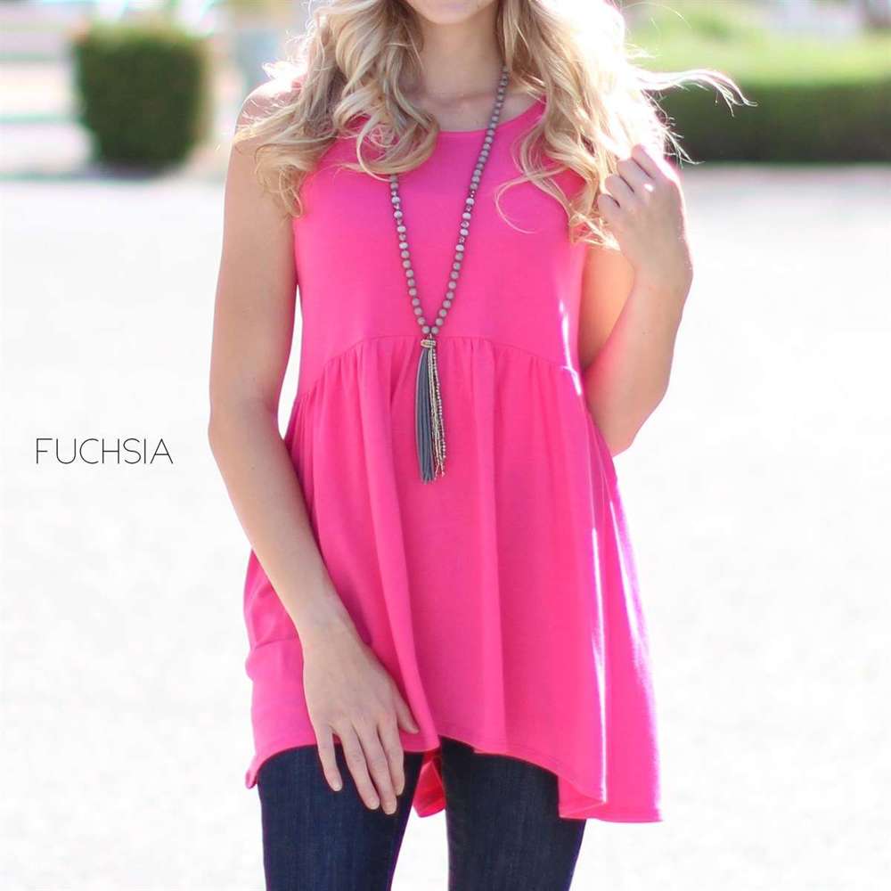 Sleeveless Tunic Top | S-XL | Premium Fabric | Versatile Wardrobe Staple | Flattering Fit