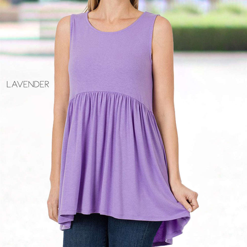 Sleeveless Tunic Top | S-XL | Premium Fabric | Versatile Wardrobe Staple | Flattering Fit