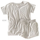 Medium Bone Lounge Set | S-3XL | Ultra-Comfy Design | Includes Shorts and Comfy Top | Perfect for Relaxation