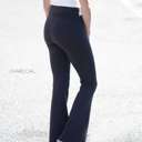 Large Charcoal High Waist Flared Leggings | S-L | Wide-Leg Style | Comfortable High Waist | Trendy & Versatile