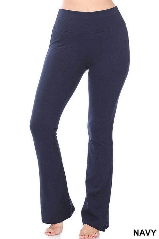 High Waist Flared Leggings | S-L | Wide-Leg Style | Comfortable High Waist | Trendy & Versatile