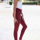 Large Cabernet Mineral Wash Leggings | S-XL | High Waist Design | Trendy Mineral Wash | Comfortable Fit