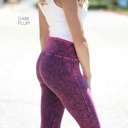 XL Dark Plum Mineral Wash Leggings | S-XL | High Waist Design | Trendy Mineral Wash | Comfortable Fit