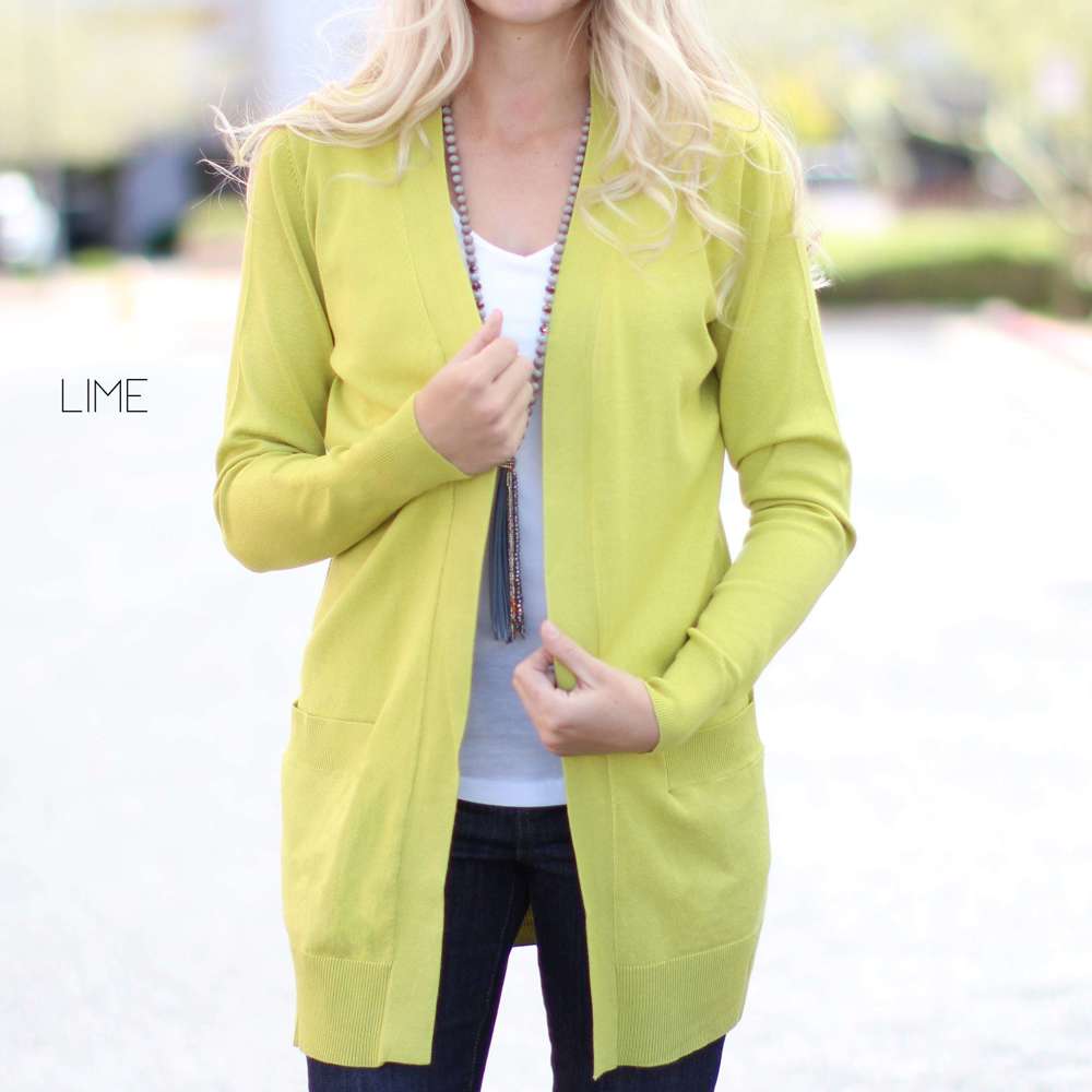 Everyday Cardigan Mid Length | S-XL | Ultra-Soft Fabric | Mid-Length | Pocket Design