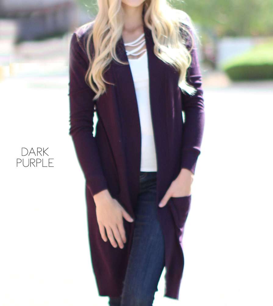 Ultra Soft Long Cardigan | S-XL | Pocket Design | Ultra-Soft Fabric | Year-Round Layering