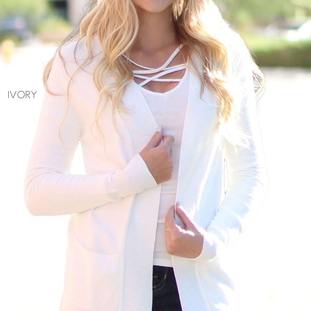 Ultra Soft Long Cardigan | S-XL | Pocket Design | Ultra-Soft Fabric | Year-Round Layering