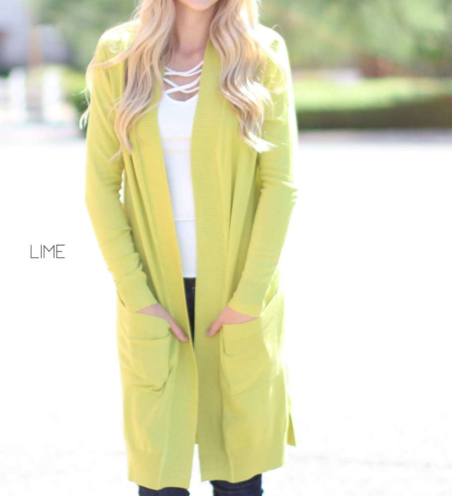 Ultra Soft Long Cardigan | S-XL | Pocket Design | Ultra-Soft Fabric | Year-Round Layering