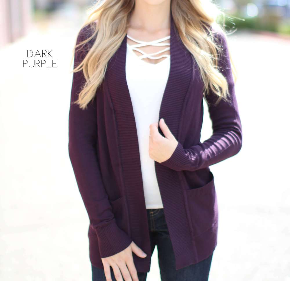 Everyday Ultra Soft Cardigan | Open Front | S-XL | Ultra Soft Fabric