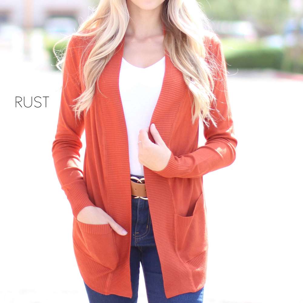 Everyday Ultra Soft Cardigan | Open Front | S-XL | Ultra Soft Fabric