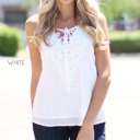 Large Off White Boho Lace Top | S-L | Halter Cami | Lace-Up & Trim Details | Bohemian Style