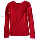 Small Red Thermal Layering Top | S-L | Soft & Relaxed Fit | Premium Fabric | Ideal for Layering