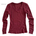 Small Burgundy Layering Thermal Top | S-2XL | Premium Fabric | Relaxed Fit | Perfect for Layering