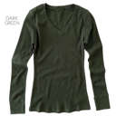 Small Dark Green Layering Thermal Top | S-2XL | Premium Fabric | Relaxed Fit | Perfect for Layering