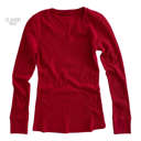 Medium Red Layering Thermal Top | S-2XL | Premium Fabric | Relaxed Fit | Perfect for Layering