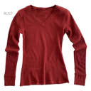 Small Rust Layering Thermal Top | S-2XL | Premium Fabric | Relaxed Fit | Perfect for Layering