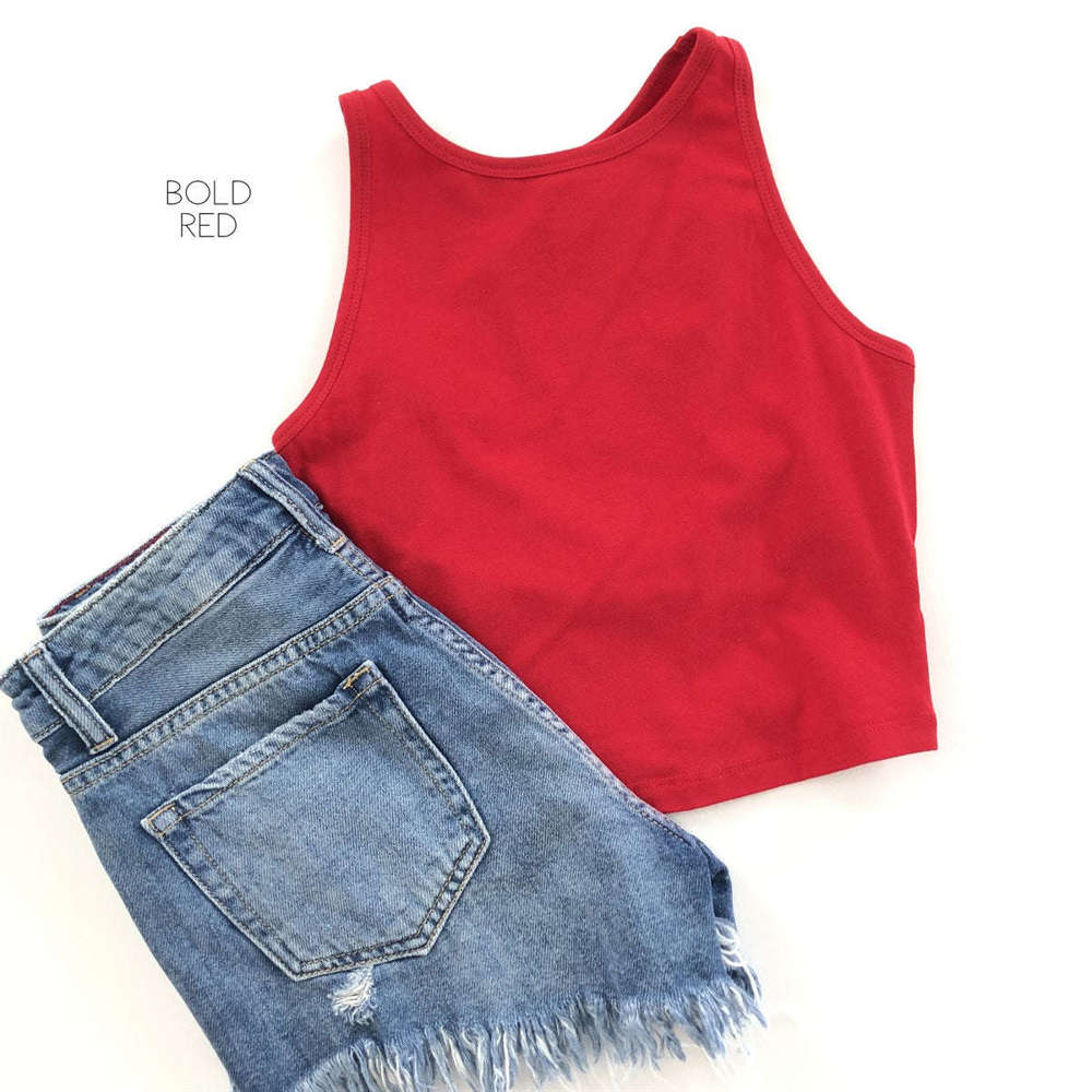 Cropped Layering Tank | S-L | Cropped Fit | Summer Essential | Soft Fabric