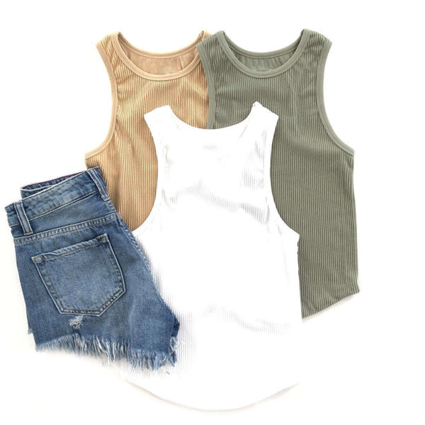 Seamless Ribbed Tank | S/M - M/L | Essential Layering Piece | Soft & Stretchy | Warm Weather Staple