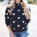 Small Charcoal Star Sweatshirt | S-XL | Soft & Cozy | Fun Star Design | Available in Favorite Colors | Essential Closet Item