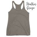 Large Heather Greige Soft Tri-Blend Tank | XS-XL | Many Colors | Ultra Soft Fabric