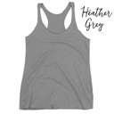 X-Small Heather Grey Soft Tri-Blend Tank | XS-XL | Many Colors | Ultra Soft Fabric