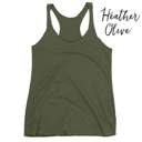 Small Olive Soft Tri-Blend Tank | XS-XL | Many Colors | Ultra Soft Fabric