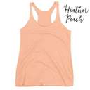 Large Peach Soft Tri-Blend Tank | XS-XL | Many Colors | Ultra Soft Fabric