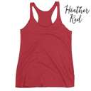 Medium Red Soft Tri-Blend Tank | XS-XL | Many Colors | Ultra Soft Fabric