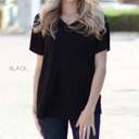 Small Black Flowy Pocket Tee | S-L | Versatile Styling | Comfortable Fit | Everyday Essential