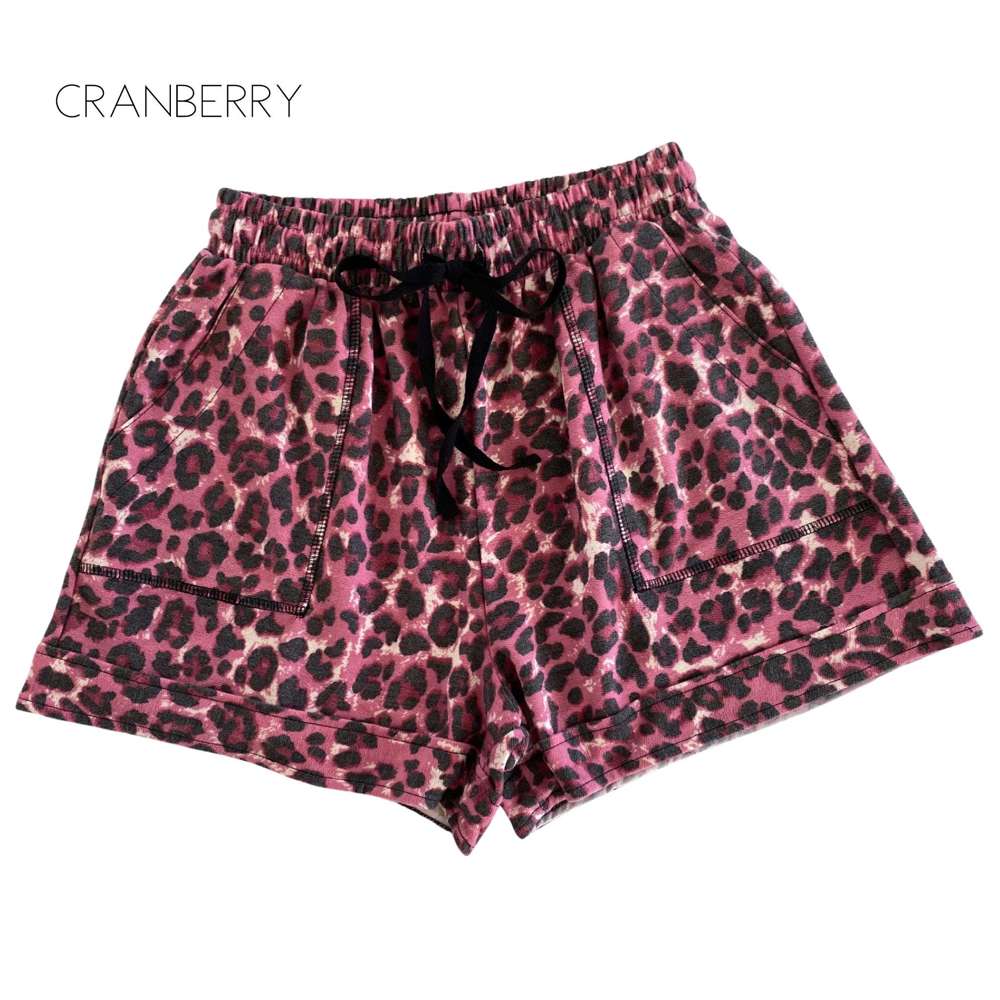 Leopard Lounge Shorts | S-XL | On-Trend Style | Versatile Design | Ultra-Soft Stretchy Fabric | Great Price