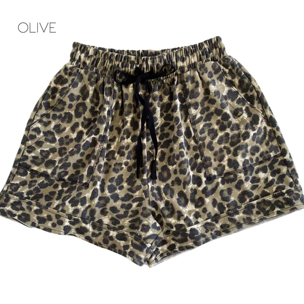 Leopard Lounge Shorts | S-XL | On-Trend Style | Versatile Design | Ultra-Soft Stretchy Fabric | Great Price