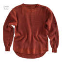 XL Dark Rust Waffle Knit Sweater | S-XL | Cozy Waffle Texture | Seasonal Colors | Wardrobe Essential