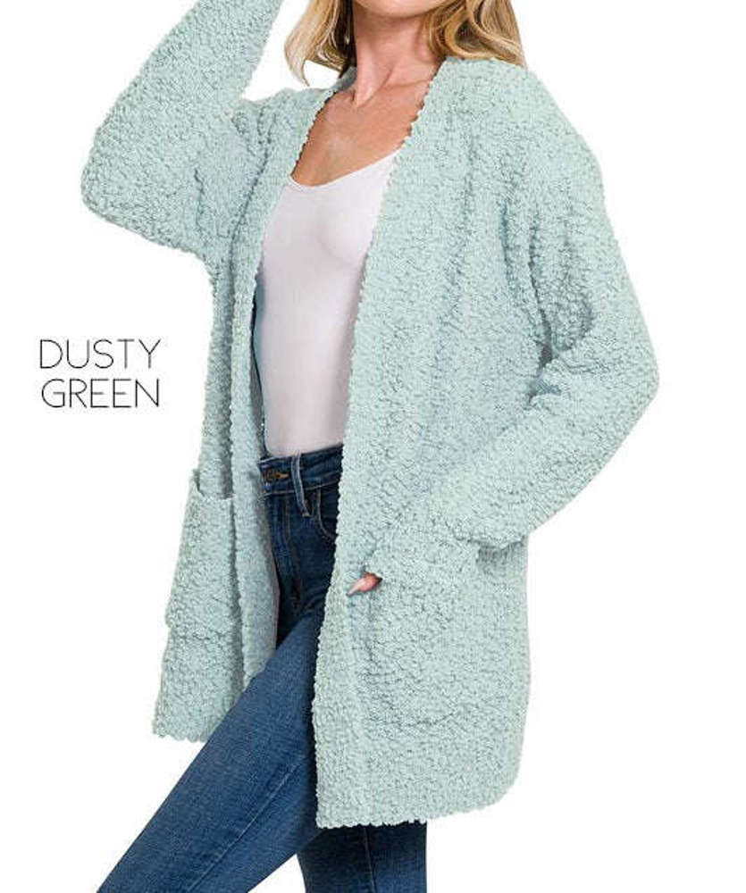 Cozy Cardigan | S-XL | Ultra-Soft Fabric | Popcorn Design | Essential for the Season | Must-Have Closet Item