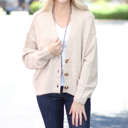  Button Sweater Cardigan | XS-XL | Ultra-Soft Fabric | Classic Button Front | Year-Round Essential