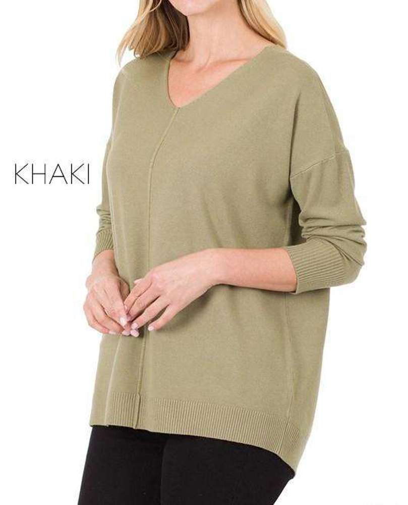 Seam Detail Sweater | XS-XL | Classic Knit | Seam Design | Dress Up or Down