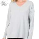 X-Small Light Grey Seam Detail Sweater | XS-XL | Classic Knit | Seam Design | Dress Up or Down