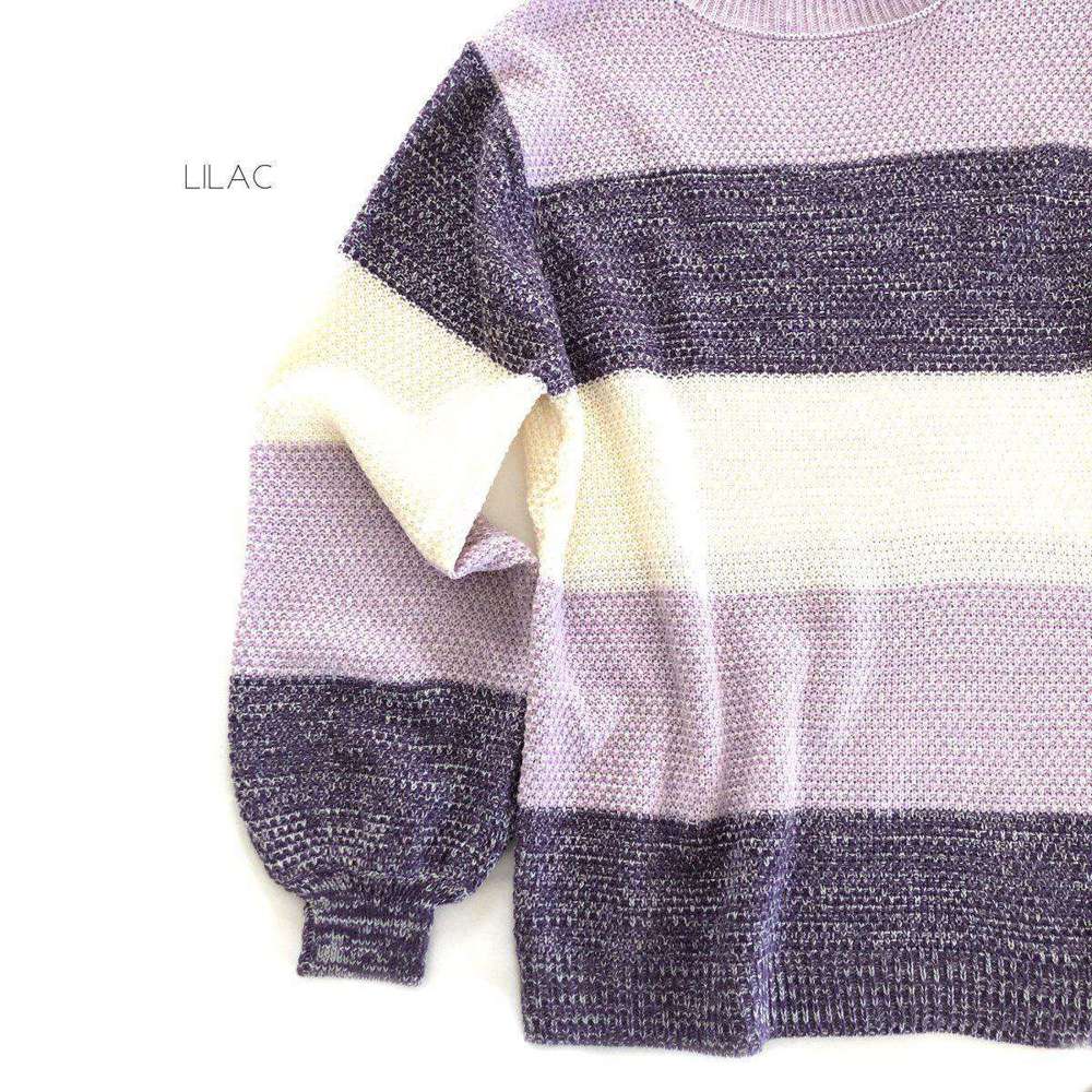 Heather Block Sweater | S-XL | Turtle Neck | Color Block Design | Cozy Knit