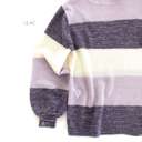 XL Lilac Heather Block Sweater | S-XL | Turtle Neck | Color Block Design | Cozy Knit