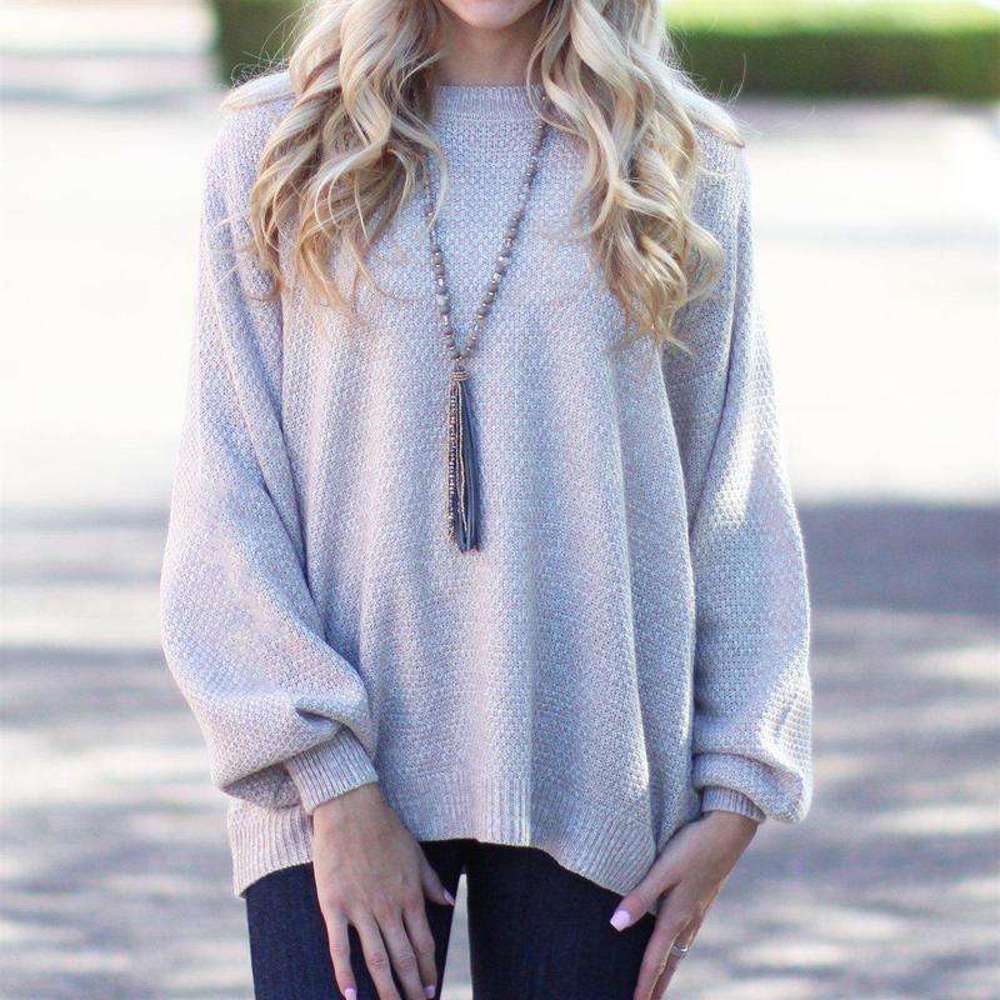 Heather Knit Sweater | S-1XL | Ultra-Soft Fabric | Cozy Knit Design