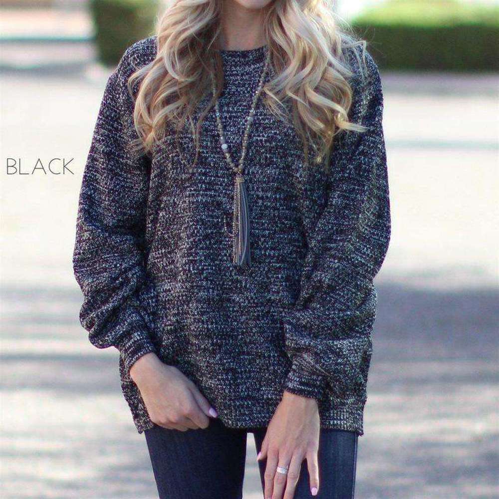 Heather Knit Sweater | S-1XL | Ultra-Soft Fabric | Cozy Knit Design